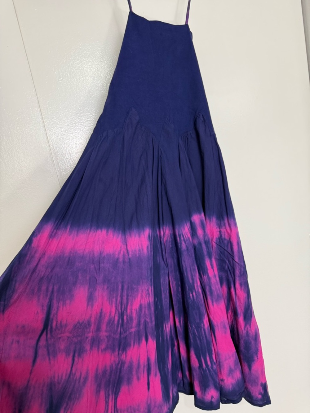 Dare2b Purple Maxi Dress with Pink Tie-Dye